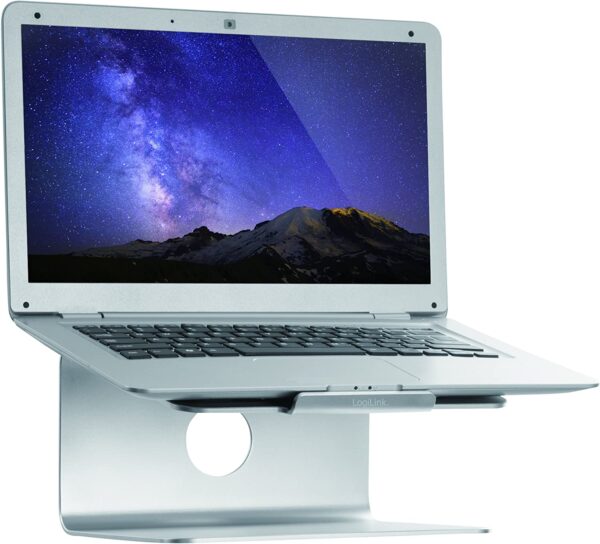 Supporto per Notebook in Alluminio Base Girevole - immagine 2