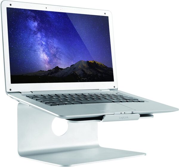 Supporto per Notebook in Alluminio Base Girevole