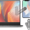 Supporto per Smartphone a Clip Magnetica Laterale per Notebook Laptop