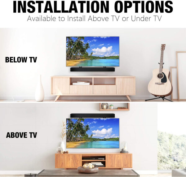 Supporto per Soundbar Sopra o Sotto TV 23-65'' - immagine 10