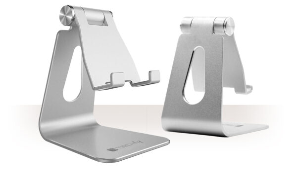 Supporto Porta Smartphone e Tablet Universale e Regolabile da Scrivania - immagine 7