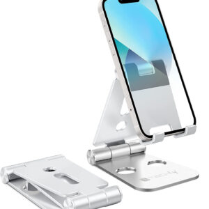 Supporto Regolabile e Pieghevole Porta Smartphone Tablet da Scrivania