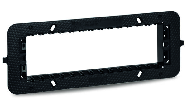 Supporto Smart44 con Viti per Scatole Rettangolari 7 Moduli - immagine 2