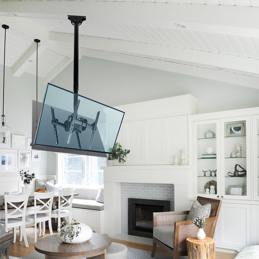 Supporto Telescopico Universale a Soffitto per 2 TV LED LCD 32-55'' - immagine 9