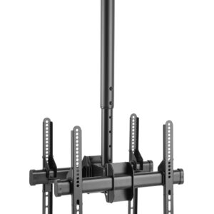 Supporto Telescopico Universale a Soffitto per 2 TV LED LCD 32-55''