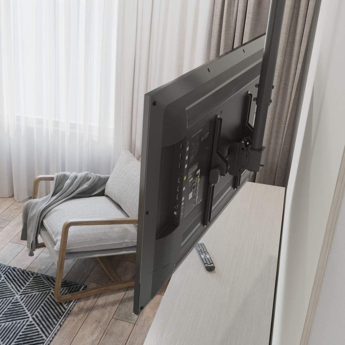 Supporto Telescopico Universale a Soffitto per TV LED LCD 32-55'' - immagine 6