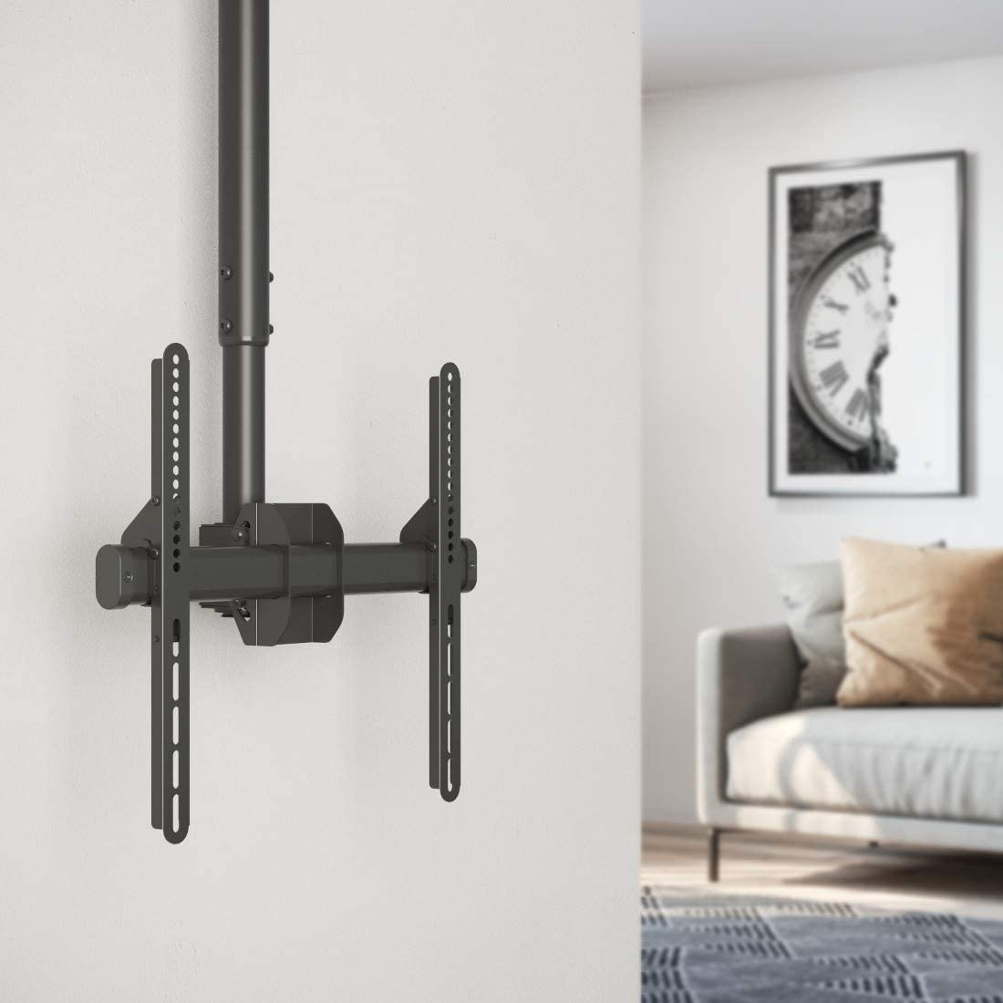 Supporto Telescopico Universale a Soffitto per TV LED LCD 32-55'' - immagine 5