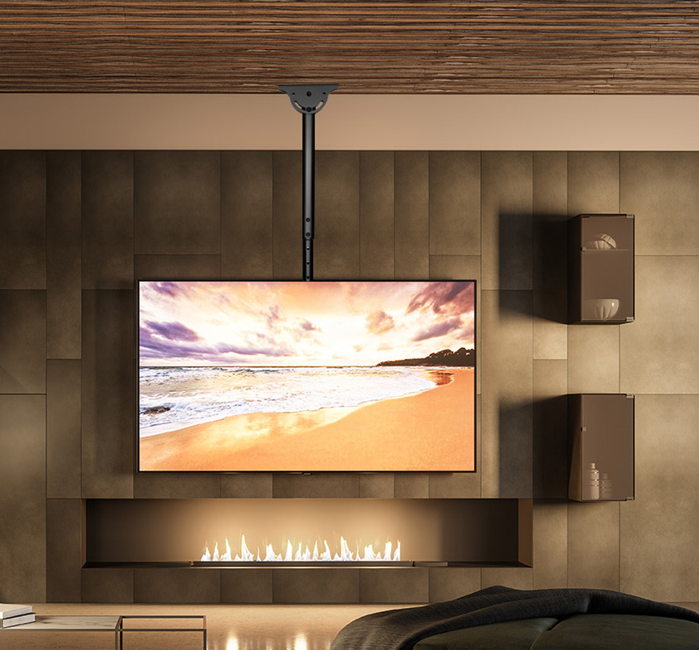 Supporto Telescopico Universale a Soffitto per TV LED LCD 32-55'' - immagine 4