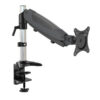 Supporto Tubolare a Gas da Scrivania per Monitor 15-27'' 360mm Nero - immagine 5