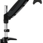 Supporto Tubolare a Gas da Scrivania per Monitor 15-27'' 360mm Nero