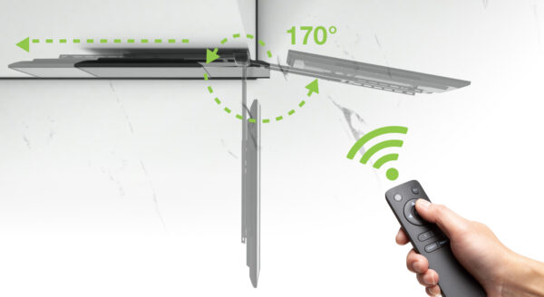 Supporto TV Basculante Motorizzato da Parete per TV da 32'' a 75'' - immagine 5