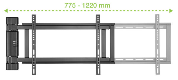 Supporto TV Basculante Motorizzato da Parete per TV da 32'' a 75'' - immagine 4