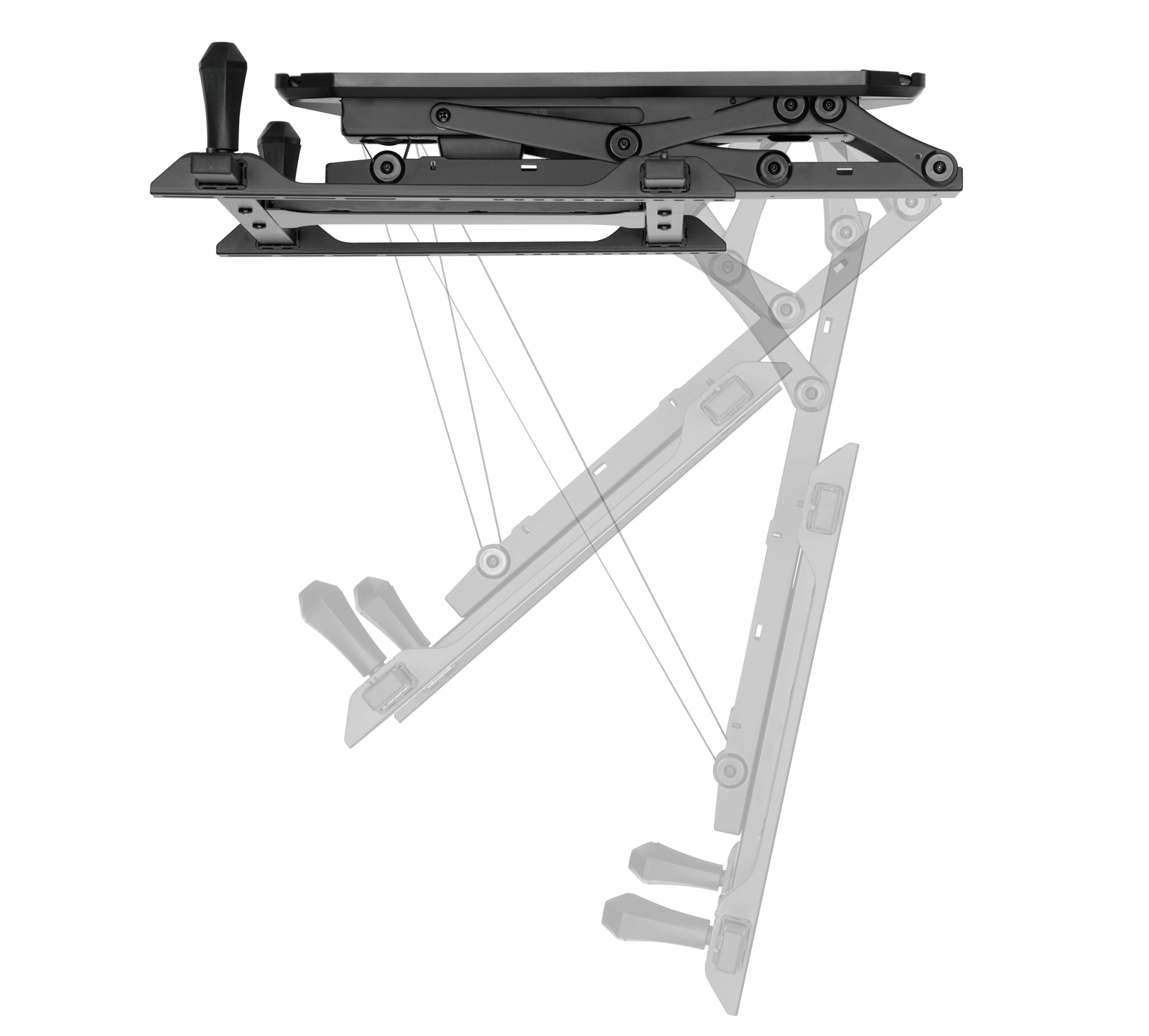 Supporto TV da Soffitto Inclinabile Motorizzato Integrazione Smart Home per TV da 32 a 70'' - immagine 8