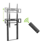 Supporto TV Motorizzato da Parete con Altezza Regolabile per TV da 55-100'' con Telecomando