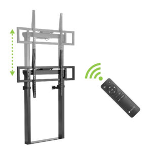 Supporto TV Motorizzato da Parete con Altezza Regolabile per TV da 55-100'' con Telecomando