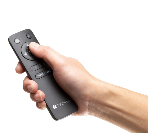 Supporto TV Motorizzato da Parete con Altezza Regolabile per TV da 55-100'' con Telecomando - immagine 6