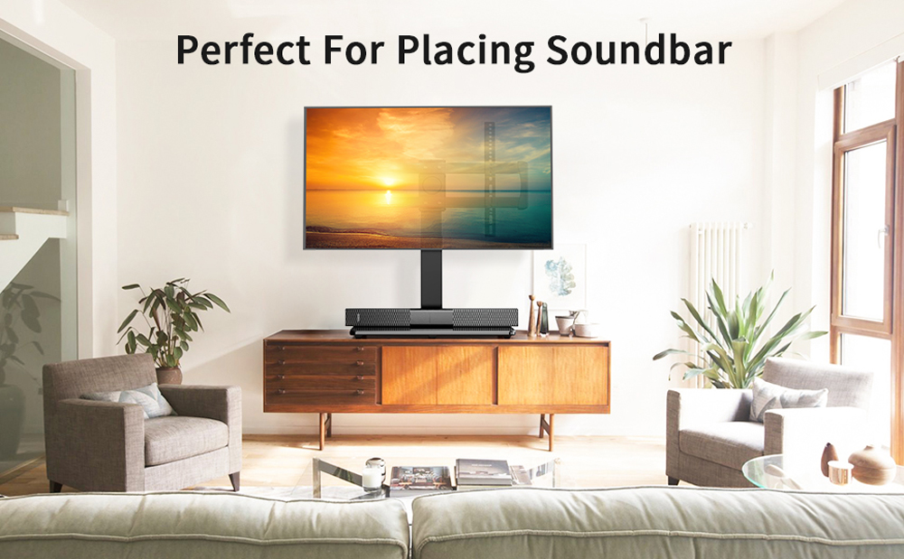 Supporto Universale da Tavolo per Monitor e TV da 32'' a 55'' - immagine 7