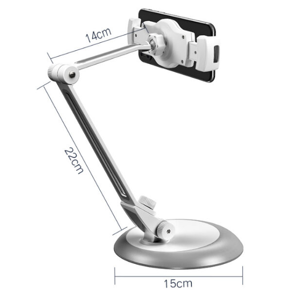 Supporto Universale da Tavolo per Smartphone e Tablet fino a 10'' - immagine 3