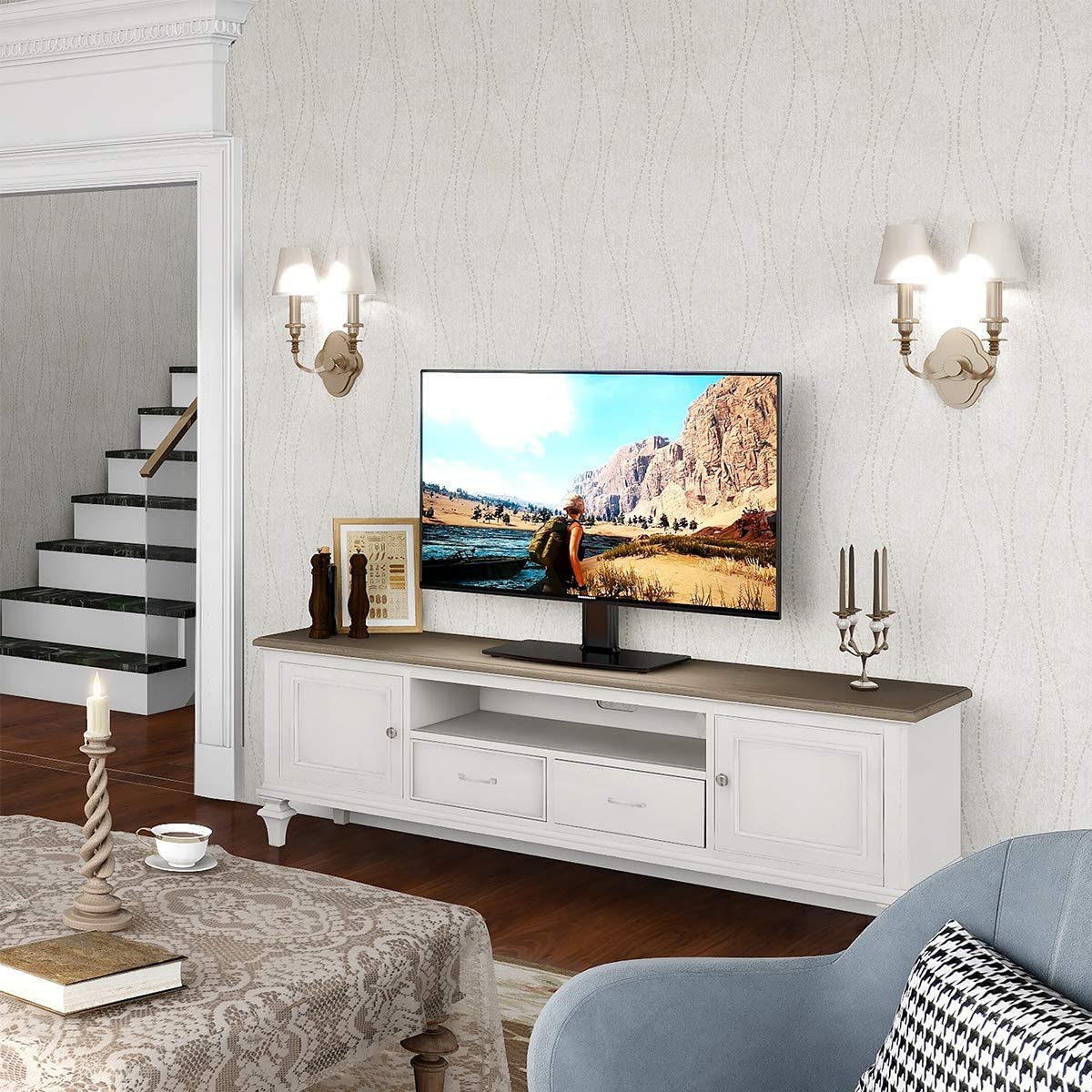 Supporto Universale da Tavolo per TV da 32'' a 65'' - immagine 8
