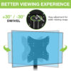 Supporto Universale da Tavolo per TV LED/LCD 23-43'' Nero - immagine 8