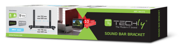 Supporto Universale per Soundbar da Muro o Staffa Max VESA 600x400 - immagine 2