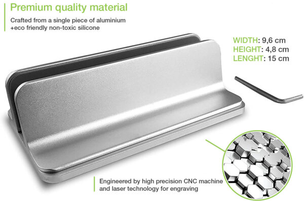 Supporto Verticale per Notebook in Alluminio - immagine 8