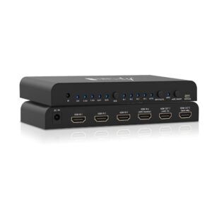 Switch HDMI 2.0 4x1 4K@60Hz con Splitter Audio eARC/ARC per Soundbar