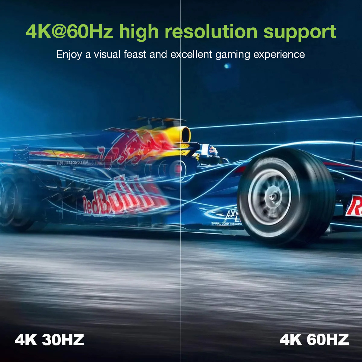 Switch HDMI 2.0b 3in 1out 4K HDR HDCP2.2 con Telecomando - immagine 8