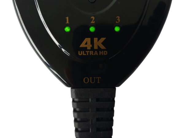 Switch Splitter HDMI 3x1 Pigtail 4Kx2K Compatto - immagine 8