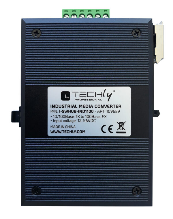 Media Converter Industriale Fast Ethernet 10/100Base-TX a Fibra 100Base-FX - immagine 8