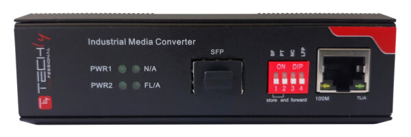 Media Converter Industriale Fast Ethernet 10/100Base-TX a Fibra 100Base-FX - immagine 2