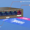 Switch PoE 5 porte Gigabit PD, TEG1105PD - immagine 6