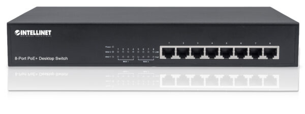 Switch PoE+ 8 Porte 10/100, Desktop / Rack - immagine 4
