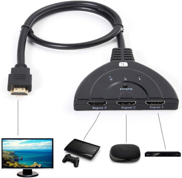 Switch Splitter HDMI 3x1 8K@60Hz Compatto - immagine 7