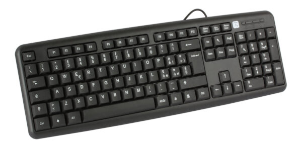 Tastiera 105 tasti USB Standard, colore Nero - immagine 3