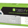 Tastiera 105 tasti USB Standard, colore Bianco - immagine 2