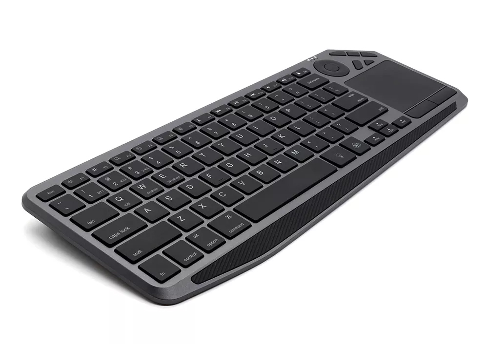 Tastiera Wireless Dual Mode Bluetooth & 2.4G per Smart TV Retroilluminata con Touchpad - immagine 2