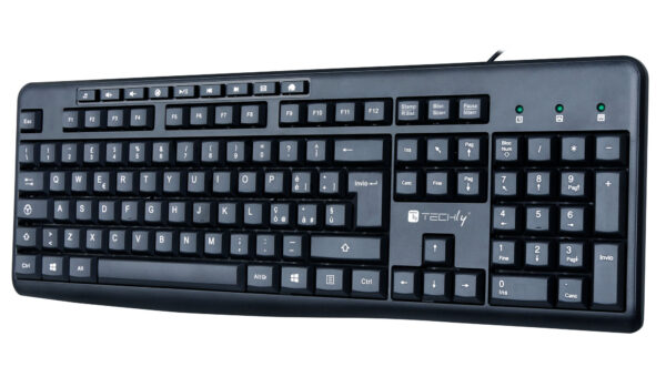 Tastiera USB 104 Tasti + 9 Multimediali - immagine 4