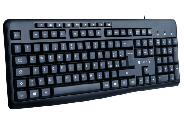 Tastiera USB 104 Tasti + 9 Multimediali - immagine 3