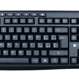 Tastiera USB 104 Tasti + 9 Multimediali