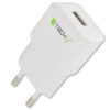 Alimentatore da Rete Italiana 1 porta USB 5V/2.1A Bianco