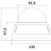 Telecamera IP Dome IR H.265 Lente Motorizzata 5MP Rilevamento Basato su AI, DGM5446SVAT - immagine 2
