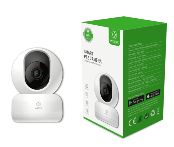 Telecamera WiFi Smart da interno PTZ HD 360°, R4040 - immagine 2
