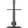 Trolley da Pavimento con Mensola e Porta PC per 2 TV LCD/LED/Plasma 13-32'' - immagine 7