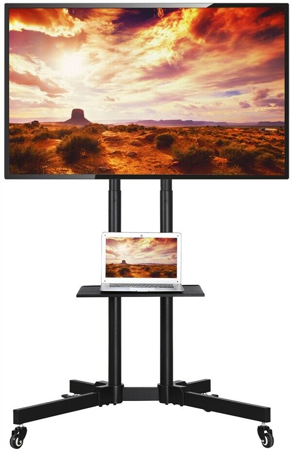 Trolley da Pavimento con Mensola per TV LCD/LED/Plasma 37-70'' - immagine 4