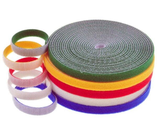 Rotolo di Feltro Adesivo Fermacavi Lunghezza 25 m Larghezza 16 mm Blu - immagine 6