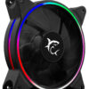 Ventola di Raffreddamento 4pin LED Rainbow Multicolor 120 mm PC Gaming - immagine 3