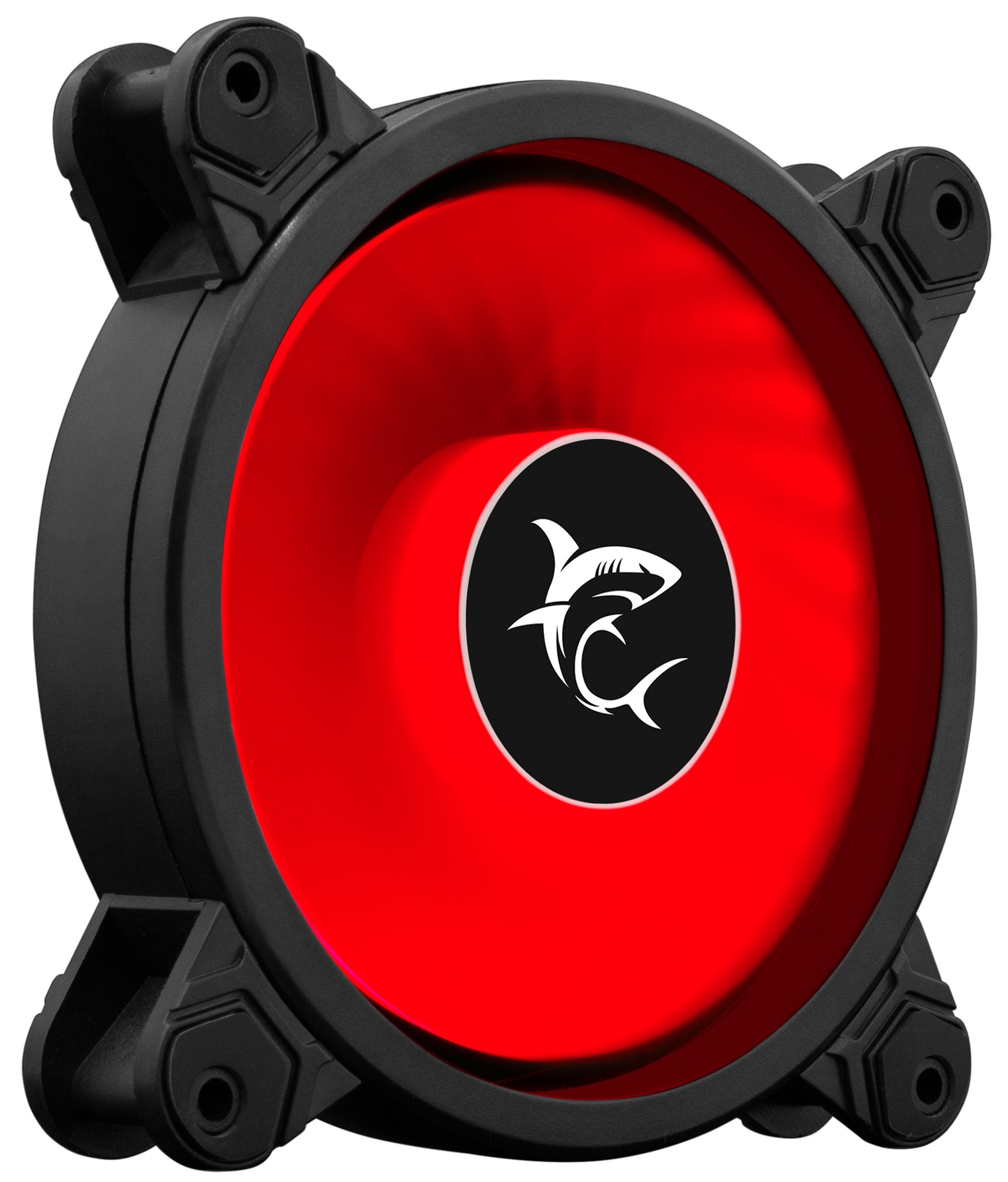 Ventola di Raffreddamento 4pin LED Rosso 120 mm 25dBA Fan PC Gaming
