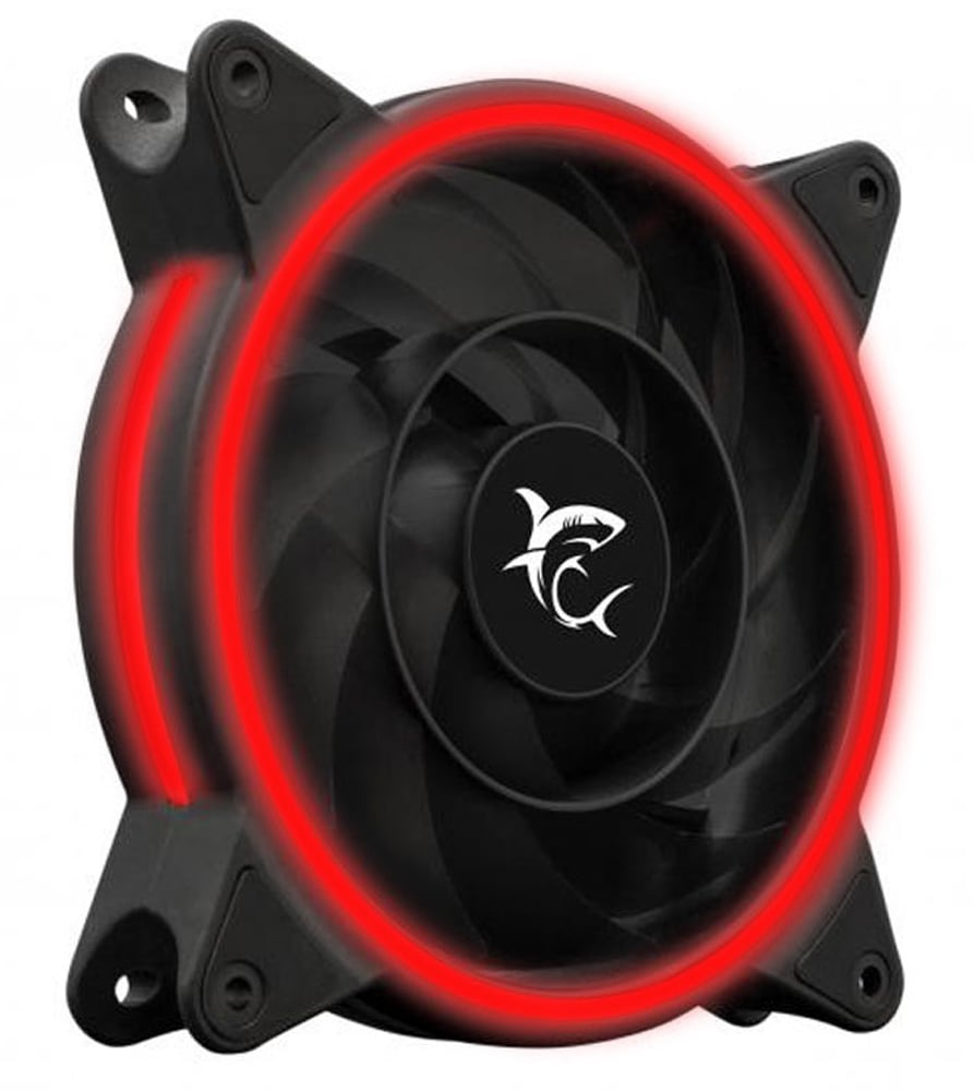 Ventola di Raffreddamento 4pin LED Rosso 120 mm 25dBA Fan PC Gaming - immagine 3