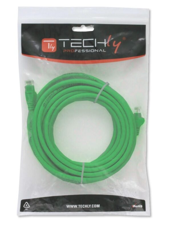 Cavo di rete Patch in CCA Cat.5E Verde UTP 1,5m - immagine 2